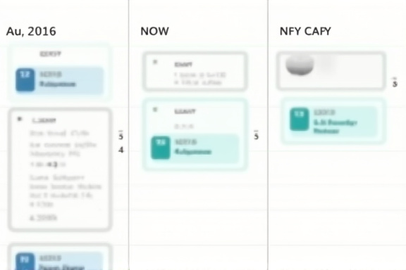 Interactive course calendar showing available dates